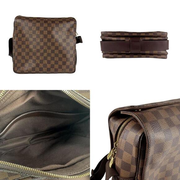 LOUIS VUITTON Brown Damier Leather Shoulder Bag - Picture 3 of 5
